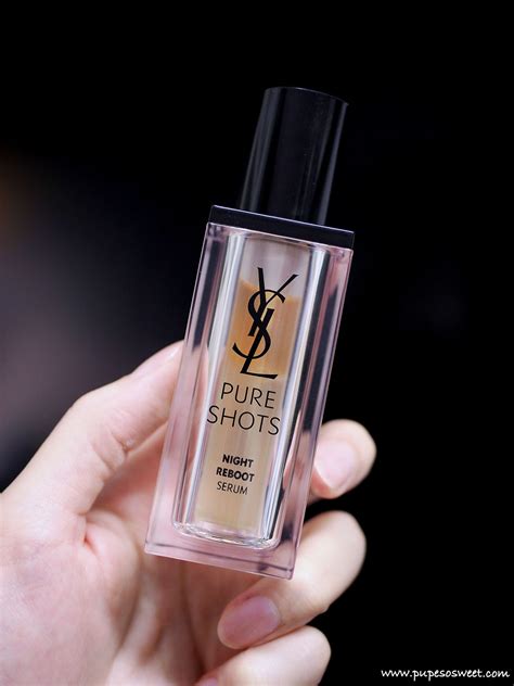 รีวิว ysl pure shot|YSL pure shot night reboot serum รีวิวเซรั่มฟื้นฟูผิว .